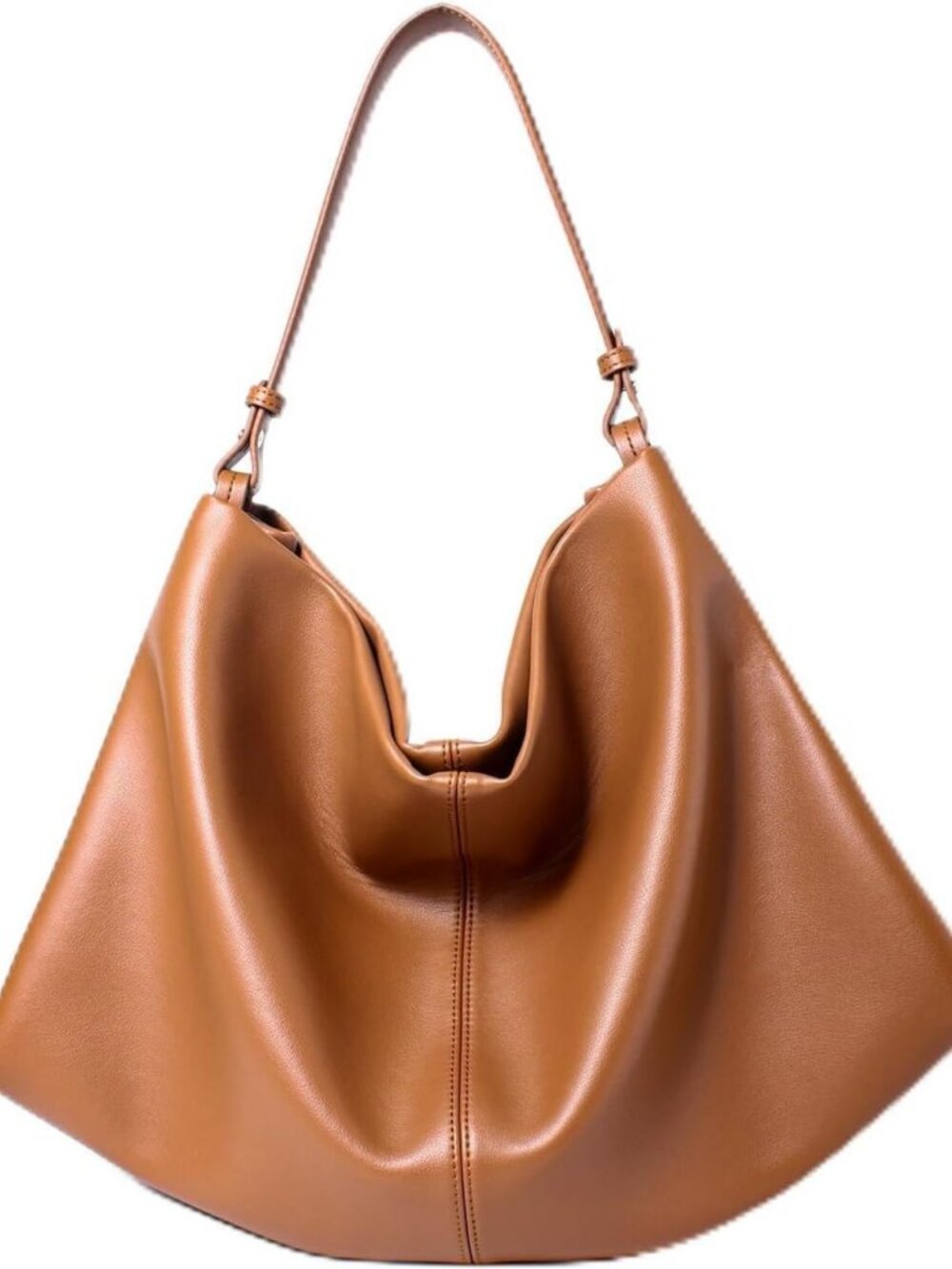 Chic Minimalist Soft Leather Tote Bag | Stylish Shoulder Purse for Daily Use